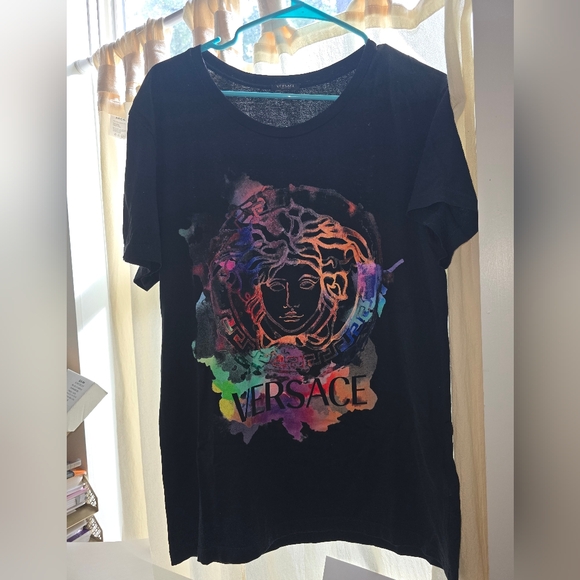NWOT Versace Medusa Watercolor T-shirt! - Picture 6 of 8